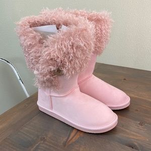 Pink boots